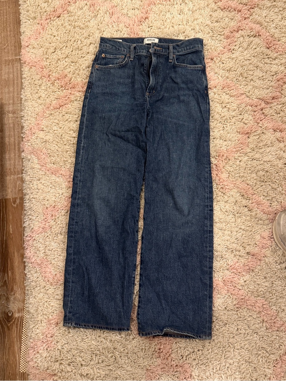 AGOLDE Dark Wash Harper Jeans